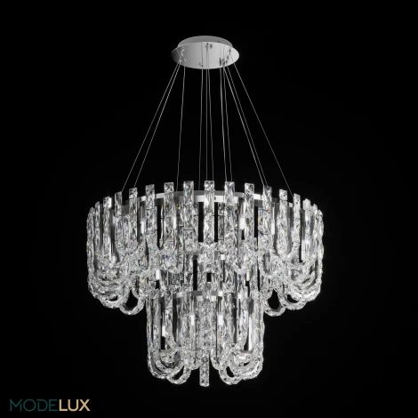 Подвесная люстра хрустальная Modelux MODELUX ML.6621.28 CR