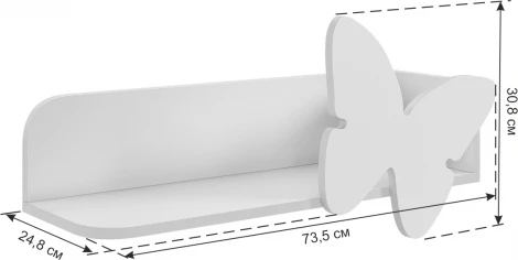 Комплект детской мебели "Зефир К2" (3500х580х2300) Mebelson (ЛДСП,ПВХ,МДФ,Металл/Светлое дерево,Белый муар,Розовый) арт.ДК02Зефир.3102