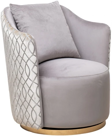 Кресло Garda Decor VERONA-Colt032+Melody (Серый)