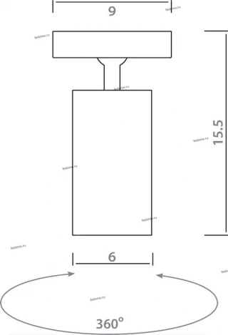 Спот карданный Divinare Gavroche Volta 1968/04 PL-1 (220V, круглые)