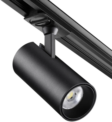 Светильник трековый однофазный трехжильный Novotech Selene 359161 PORT черный IP20 LED 24W 220V 3000К 2300Лм (круглые)