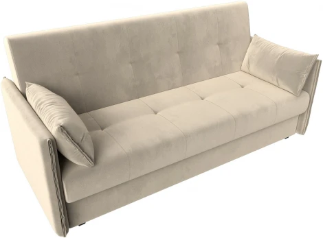 Диван-книжка Лига-018 (Бежевый/Микровельвет) Лига Диванов арт.117851