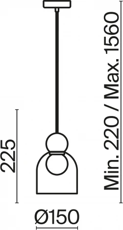 Подвесной светильник Freya Focus FR5220PL-01CH2 (на проводе)