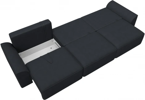 Диван прямой Лига-048 НПБ Лонг Лига Диванов (Замша) арт.128259