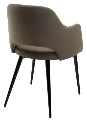 Стул M-City FANTINE-LA ГРАФИТ #14, велюр / черный каркас