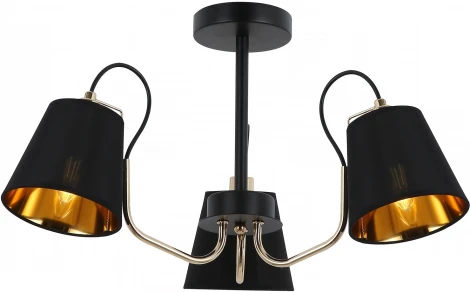Потолочная люстра на штанге ILLUMICO IL6120-3COU-79 BK GD (220V)