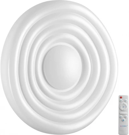 Настенно-потолочный светильник Sonex Fass 7679/EL пластик/белый LED 70Вт 3000-6000К D475 IP43 пульт ДУ (220V, круглые)