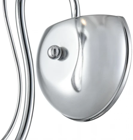 Бра Lumion Laoka 8032/1W металл/хрусталь, хром/прозрачный E14 1*40W 220V (подвески, подсвечник, свеча)