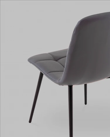 Стул Одди NEW экокожа серый Stool Group УТ000041291