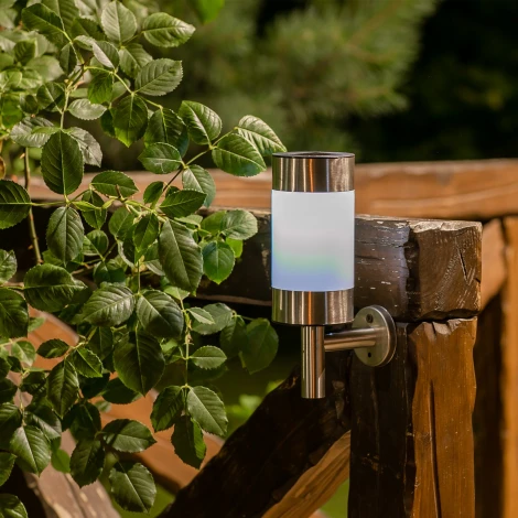 Светильник настенный на солнечной батарее, 1 светодиод 1*АА Ni-Mh аккумулятор в/к. IP44 Uniel USL-F-153/MM220 SYDNEY