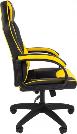 Игровые кресла CHAIRMAN GAME 17 (Пластик,Экокожа/Черный,Желтый)