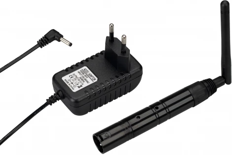 Усилитель SMART-DMX-Transmitter Black (5V, XLR3 Female, 2.4G) (IP20 Металл) 028416 Arlight