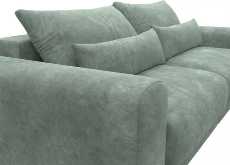 Диван прямой Лига-056 НПБ Лига Диванов (Велюр) арт.129132