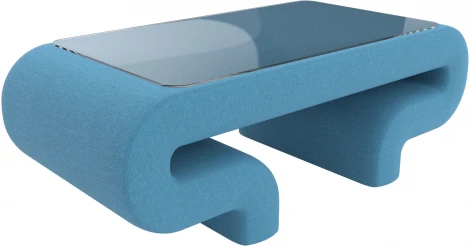 Стол Волна (Голубой/Рогожка) Лига Диванов арт.125808