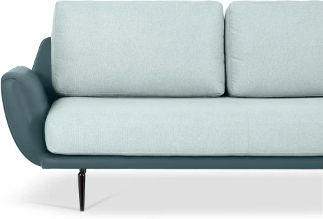 Диван Ispani угловой правый ОГОГО (арт.803469), (Ткань,Экокожа/Зеленый)