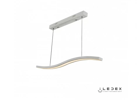 Подвесной линейный светильник светодиодный диммируемый с пультом 8007-1L-D-T WH iLedex Umbra