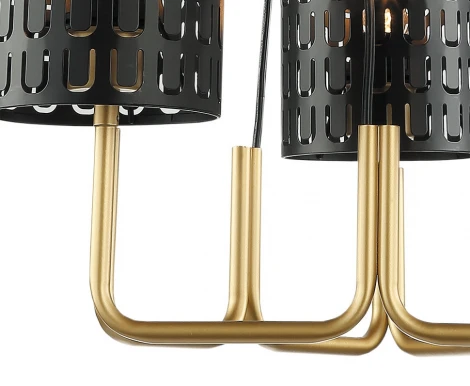 Потолочная люстра Lumien Hall Ноэль 4005/3P-GD-BK