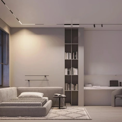 светильник магнитный MAG-ORIENT-DOTS-L465-16W Day4000-MIX (BK, 24 deg, 48V, DALI) (Arlight, IP20 Металл) 041879