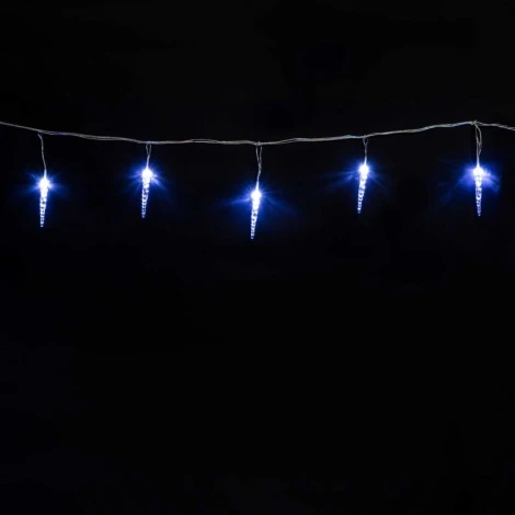 Гирлянда Сосульки 4м Белые 12см 24В, 16LED, Провод Прозрачный ПВХ, IP54