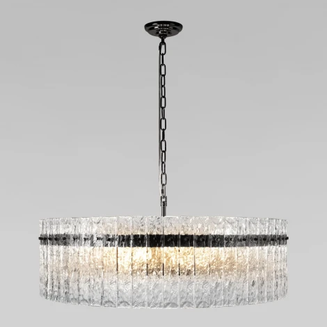 Подвесная люстра Loft It Nevada 10297/800 Pearl black (220V, хрусталь, круглые)