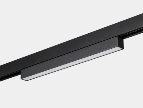 Трековый светильник светодиодный, магнитный, линейный, черный, 12Вт, 48V IP20 4000К Lumker SY-LINK SY-LINK-300-BL-12-NW
