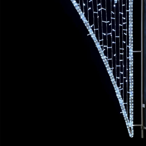 Светодиодная консоль «Факел», 75 x 200 см, Белая, 220В Laitcom LC-13411