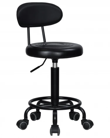 Табурет мастера Dobrin BILLY (черный) 3052-LM BILLY