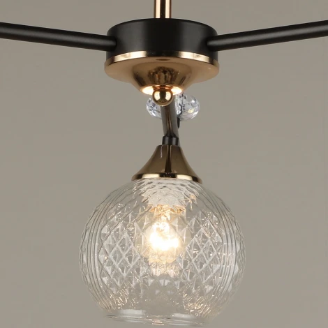 Потолочная люстра на штанге Reluce 04892-0.3-03 COFFEE+FGD (220V)