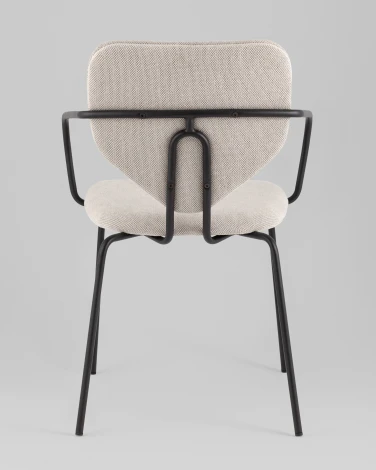 Стул обеденный Masey с подлокотниками бежевый Stool Group арт.УТ000039585