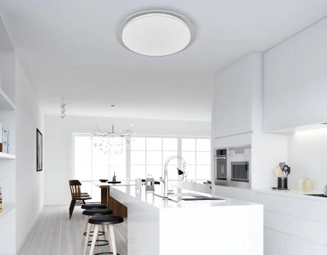 Потолочный светильник круглый Ambrella Orbital FF47 (регулировка яркости, LED, 220V, пульт управления, круглые)