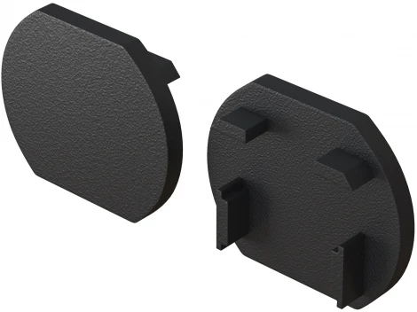 Заглушка для круглого шинопровода, черный Maytoni Accessories for tracks Basity TRA172EC-R-11B