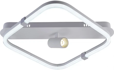 Потолочная люстра со спотом Escada Factor 10280/1LED 31+3Вт, металл/акрил, хром (регулировка яркости, 220V, пульт управления)