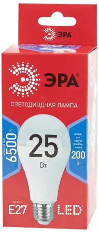Лампочка светодиодная E27 25W ЭРА LED A65-25W-865-E27 R