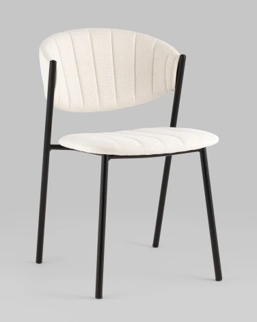 Стул Харпер ткань рогожка молочный Stool Group арт.УТ000036751