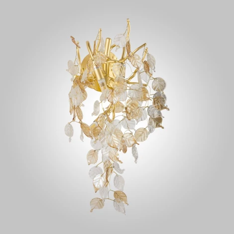 Бра AM Group FOREST AP3 GOLD цоколь (листья)