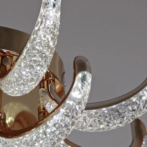 Потолочная люстра светодиодная с пультом с регулировкой цветовой температуры и яркости Reluce 60390-0.3-8+4 FG