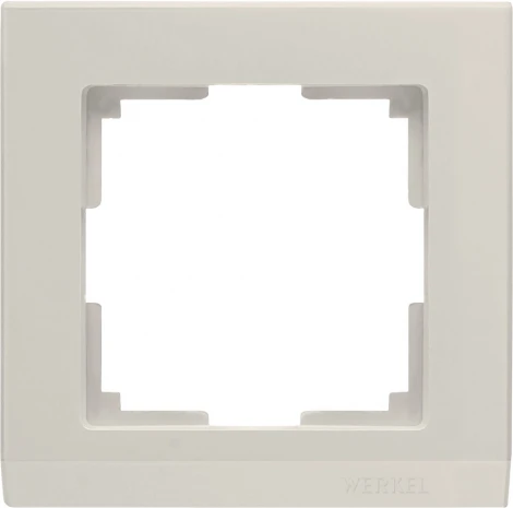 Рамка на 1 пост Stark (слоновая кость) Werkel W0011803 (a050918)