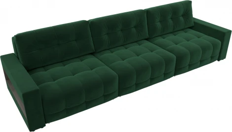 Диван прямой с полками Лига-053 НПБ Лонг Лига Диванов (Велюр) арт.128914