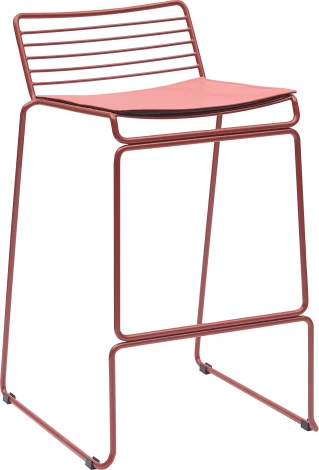 Стул полубарный Danny бордовый с подушкой Stool Group (арт.УТ000038990)