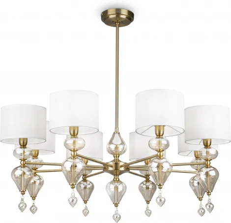 Потолочная люстра на штанге Freya Raise FR5369CL-08BS (220V)