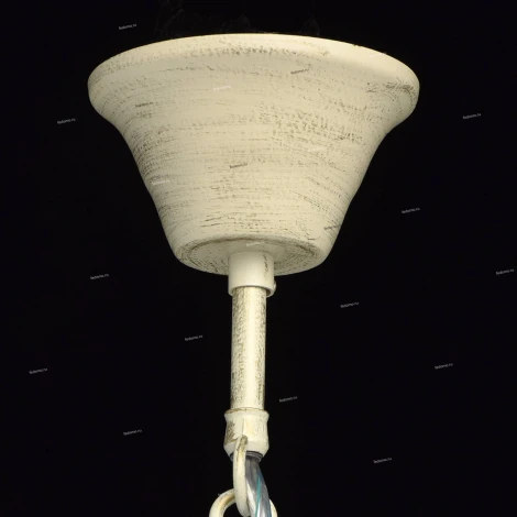 Подвесная люстра DeMarkt Букет 421015005 (220V, на цепи, подсвечник, свеча, цветы, листья, розы)