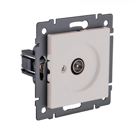 Розетка TV (папа) кашемир матовый Kollinger REA-007CM для Aspekt, Eleganz, Reflex