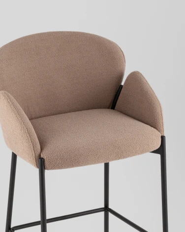 Стул полубарный Stool Group Melia светло-коричневый арт.УТ000040515