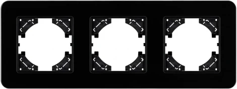 Рамка стеклянная FRM-OMALI-GS-3-BK (Arlight) 049697
