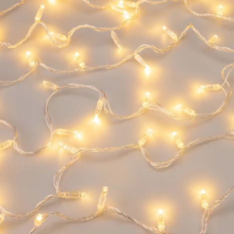 Светодиодная гирлянда ARD-STRING-CLASSIC-10000-CLEAR-100LED-FLASH Warm/Warm (230V, 7W) (IP65)