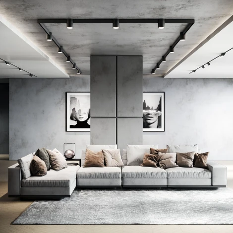 Трековый светильник магнитный Elektrostandard Slim Magnetic 85054/01 12W 4200K Solo a063496 (LED, 48V, круглые)