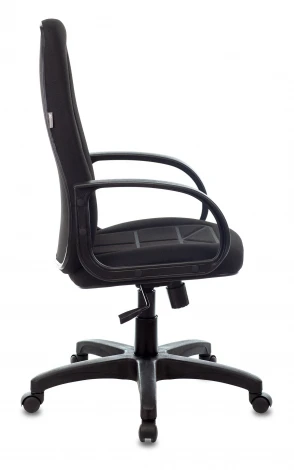 Кресло руководителя Бюрократ CH 727 черный крестовина пластик