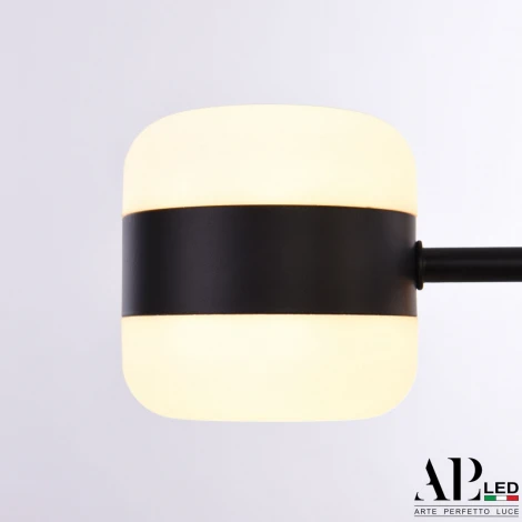 Потолочная люстра на штанге светодиодные APL LED Ferrara 3307.6296-10 Black