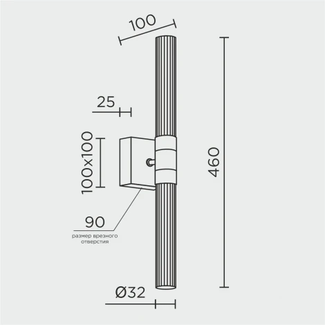 Бра светодиодное Modelux ML.711.02 CR