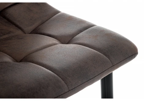 Барный стул Woodville Chio black / dark brown 11563